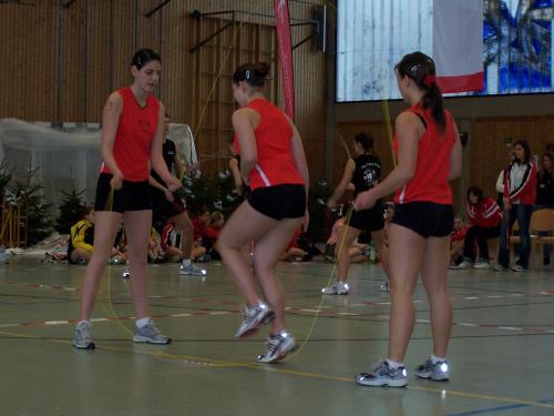 Team 1 beim Double Dutch Speed Relay